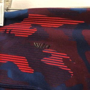with Pants - With multi color legging w/Peloton on side sz s with Pants - With multi color legging w/Peloton on side sz s